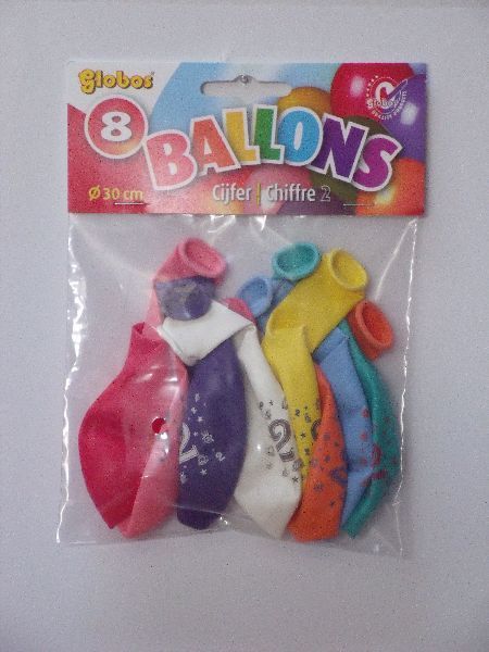 verjaardags ballonnen 8 jaar
