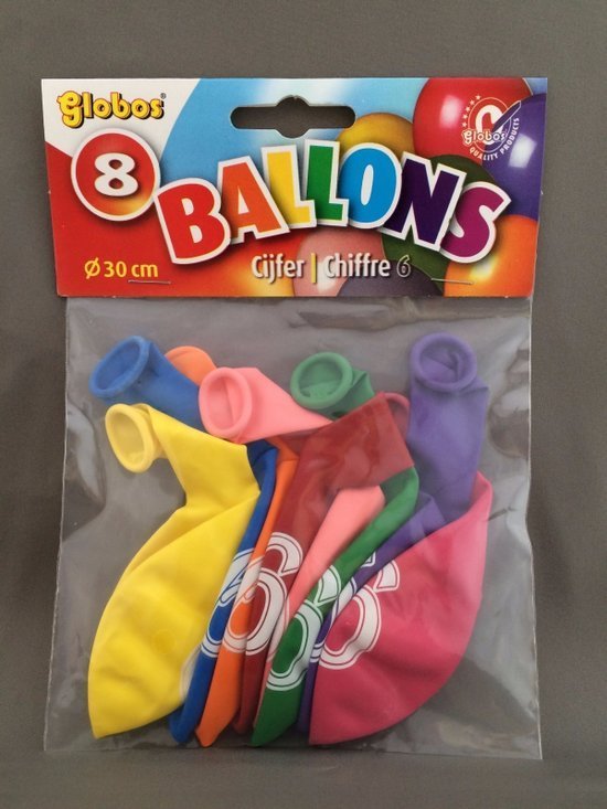 verjaardags ballonnen 9 jaar
