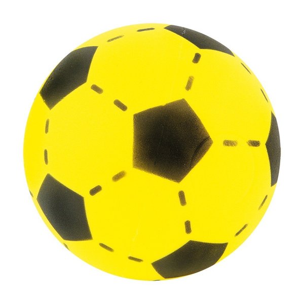 Foam voetbal geel