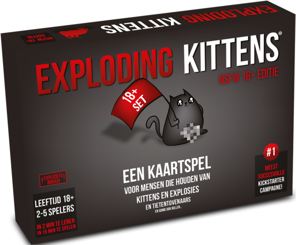 Exploding Kittens 18+ editie NL