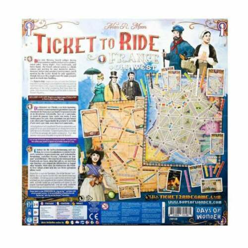 Ticket to Ride France + Old West Uitbreidingsset