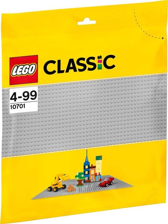LEGO Classic Grijze Bouwplaat - 10701