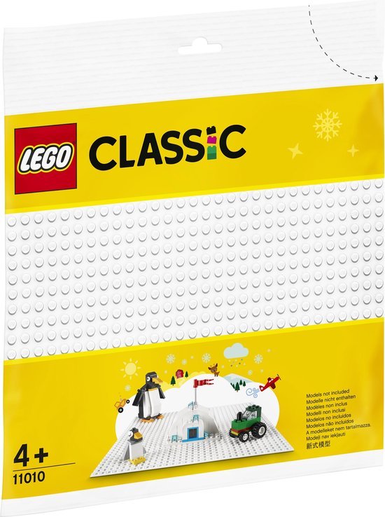 LEGO Classic Witte Bouwplaat 11010