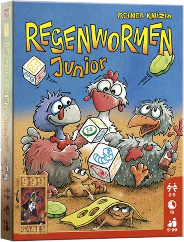 Regenwormen Junior 999 games Dobbelspel