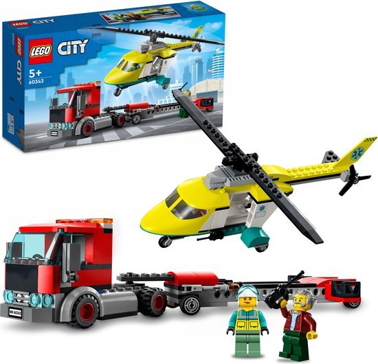 LEGO City Reddingshelikopter Transport - 60343