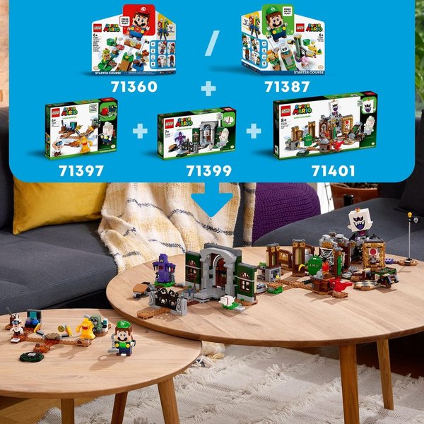 LEGO Super Mario Uitbreidingsset Luigi's Mansion-lab en Spookzuiger - 71397