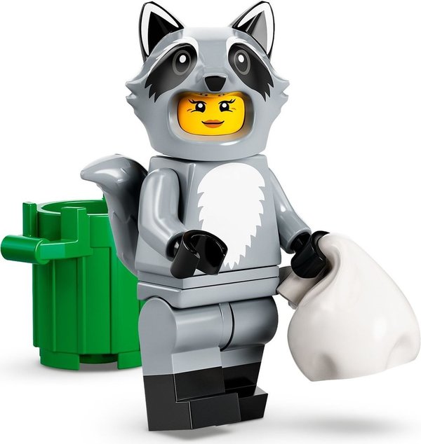 Raccoon Costume Fan - LEGO® Minifiguren Serie 22 71032