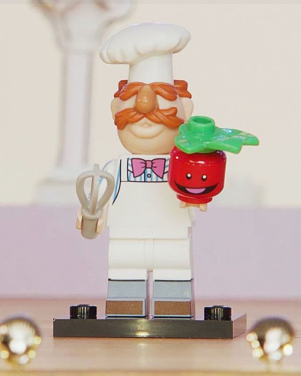 The Swedish Chef - De Muppets - lego - minifiguren 71033