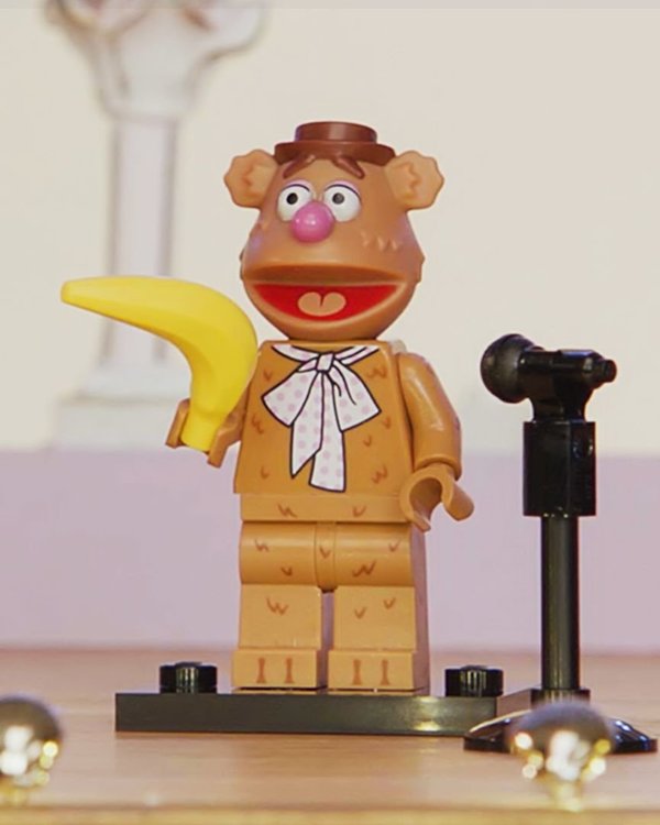 Fozzie Bear - De Muppets - lego - minifiguren 71033
