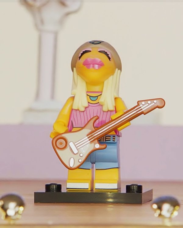 Janice - De Muppets - lego - minifiguren 71033