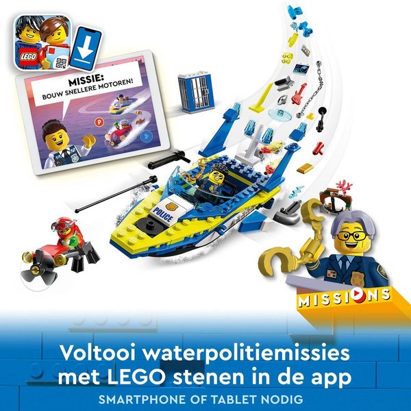 LEGO City Missies Waterpolitie recherchemissies - 60355