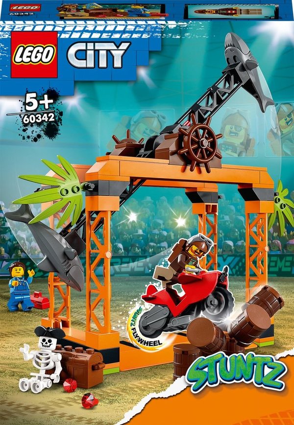 LEGO City Stuntz De haaiaanval stuntuitdaging 60342
