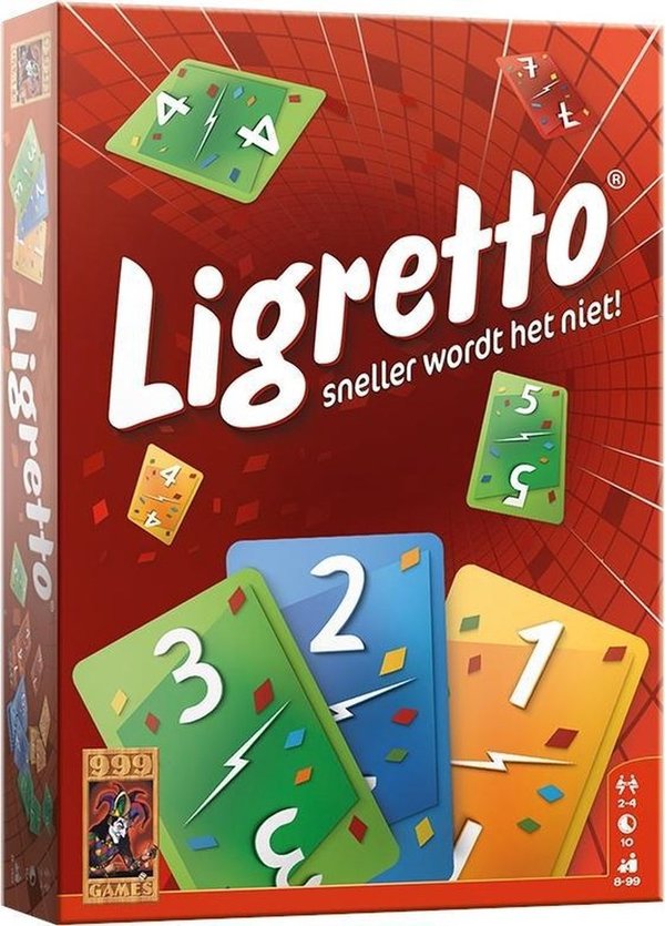 Ligretto rood Kaartspel - 999 games