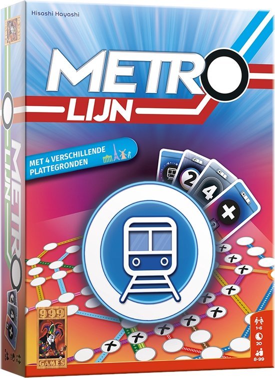 Metrolijn Kaartspel - 999 games