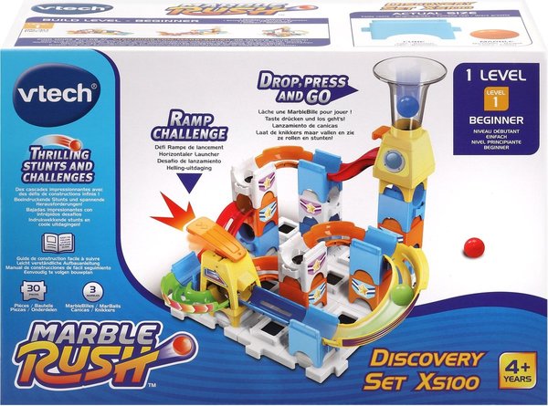 VTech Marble Rush Discovery Set XS100 - Speelgoed - Knikkerbaan - 4+ Jaar