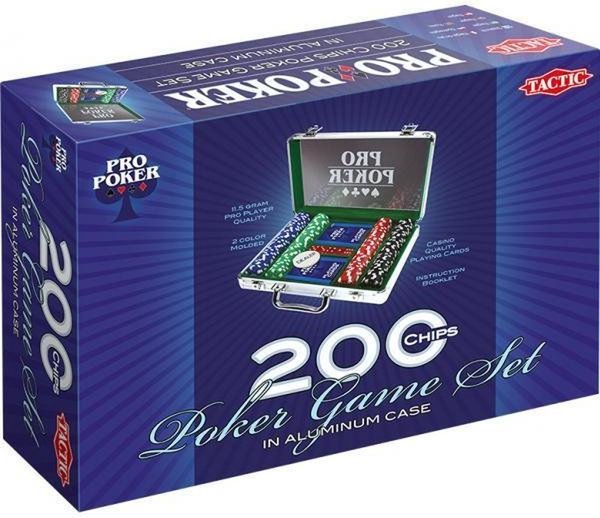 Pro Poker Case met 200 Chips van 11.5 Gram