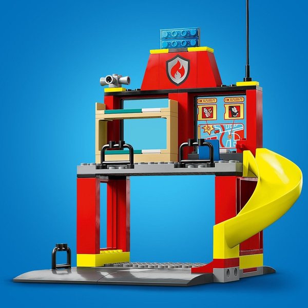 LEGO City Brandweerkazerne en Brandweerwagen (60375)