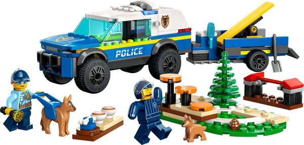 LEGO City Politie Mobiele training voor politiehonden (60369)