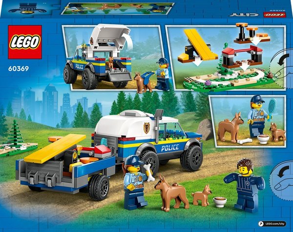 LEGO City Politie Mobiele training voor politiehonden (60369)