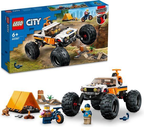LEGO City 4x4 Terreinwagen avonturen (60387)