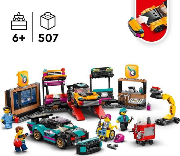 LEGO City Garage voor aanpasbare auto’s (60389)