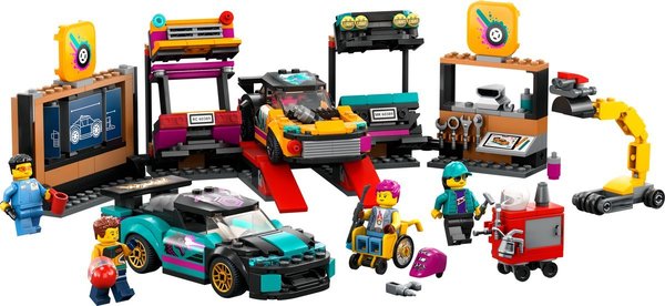 LEGO City Garage voor aanpasbare auto’s (60389)