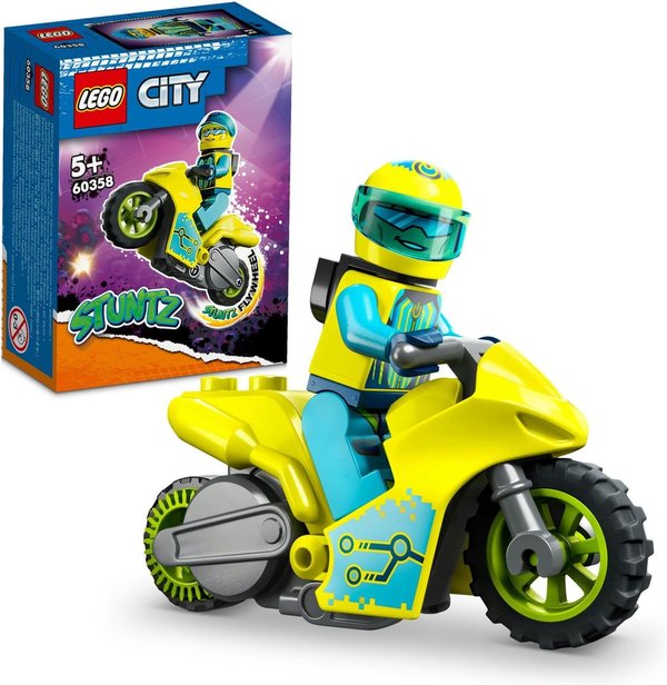 LEGO City Cyber stuntmotor (60358)
