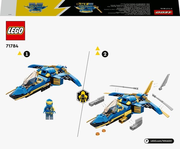 LEGO NINJAGO Jay’s Bliksemstraaljager EVO - 71784