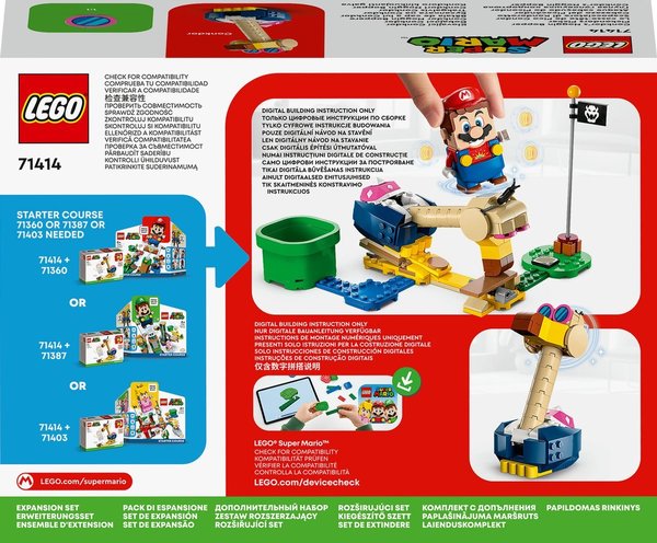 LEGO Super Mario Uitbreidingsset: Conkdors hoofdmepper - 71414