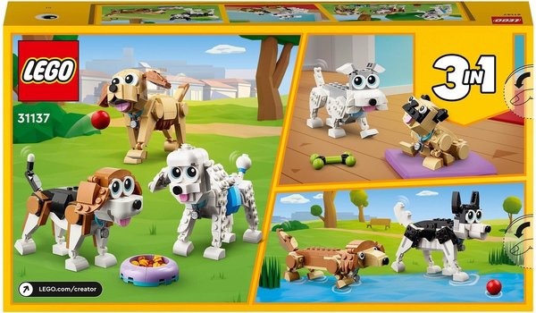 LEGO Creator 3in1 Schattige Honden Set - 31137
