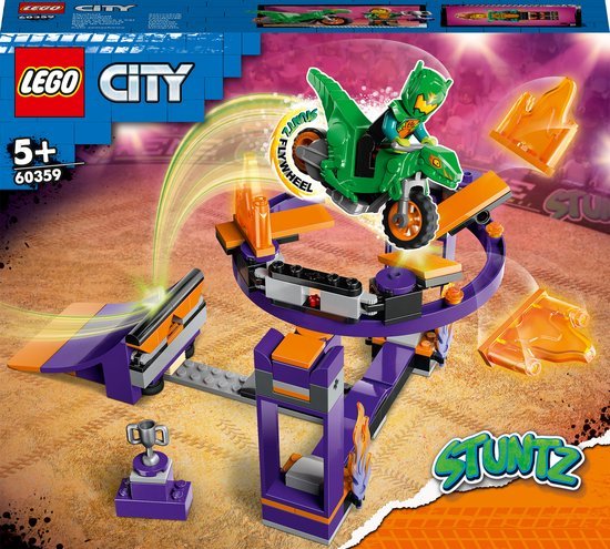 LEGO City Stuntz Uitdaging: Dunken met Stuntbaan Set - 60359