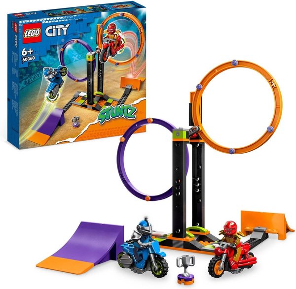 LEGO City Stuntz Spinning Stunt-uitdaging Actieset - 60360