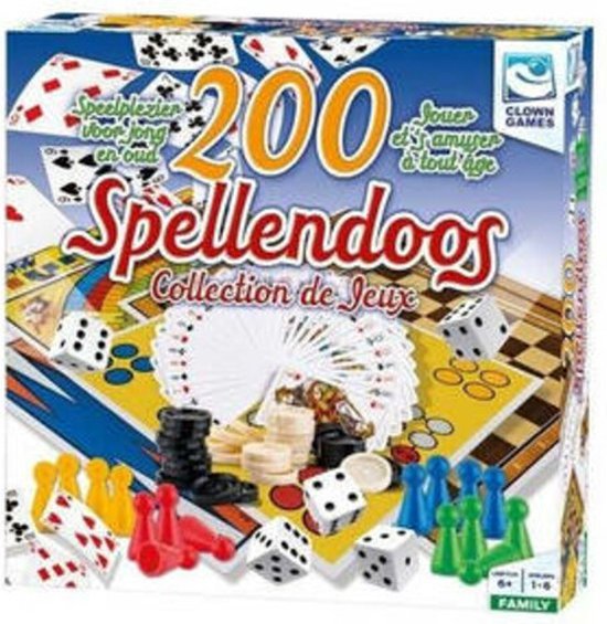 Spellendoos 200 delig - Clown games