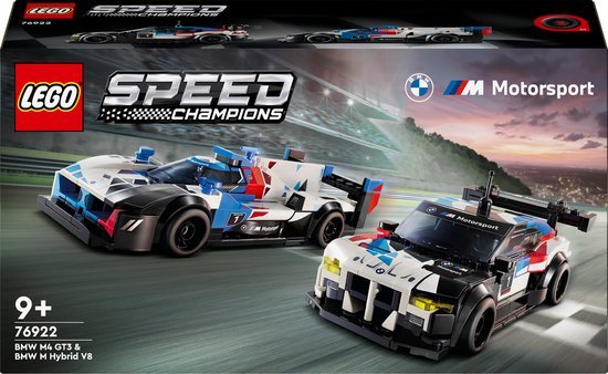 LEGO Speed Champions BMW M4 GT3 & BMW M Hybrid V8 racewagens - 76922